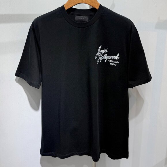 Amiri Men's Black Hollywood Graphic Tee - Picture 1 of 8